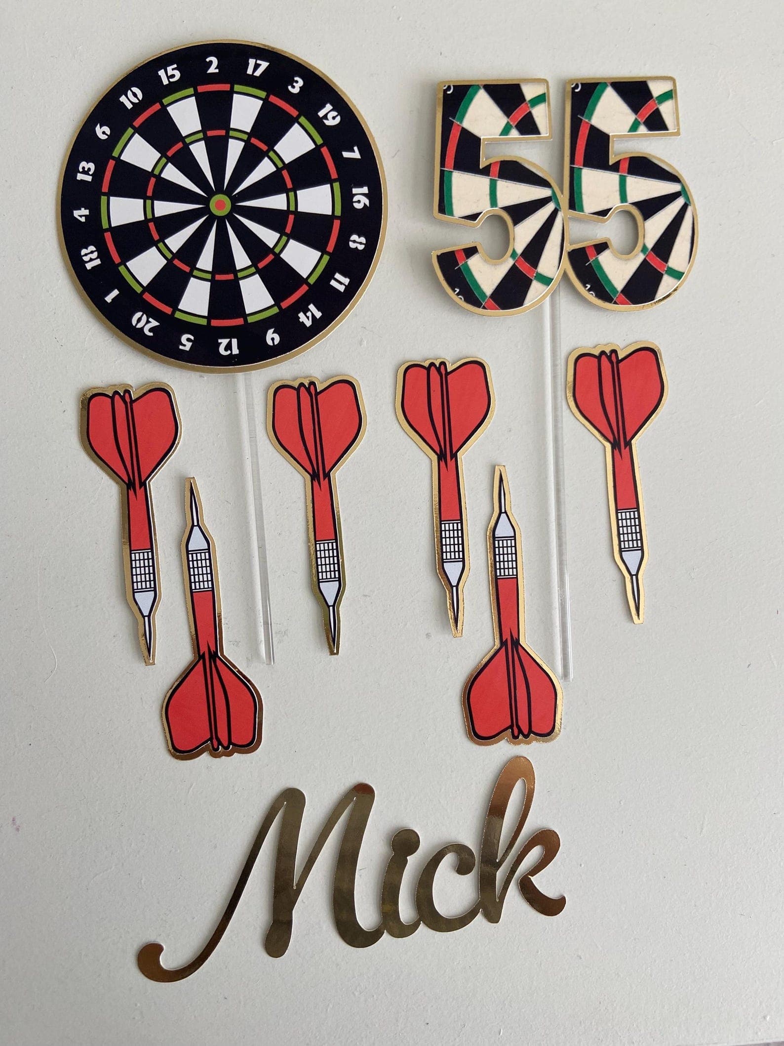 Darts Cake Topper