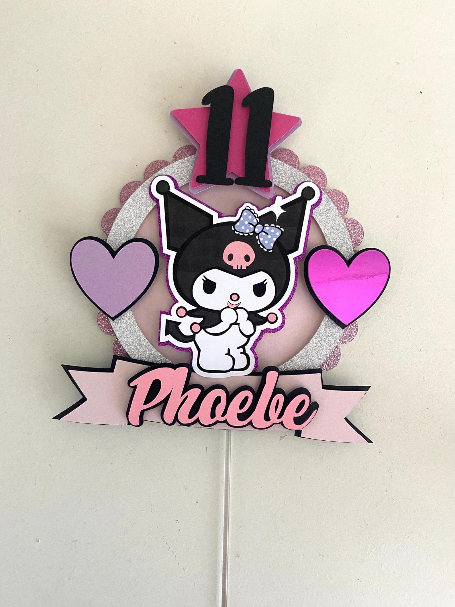 Kuromi Cake Topper