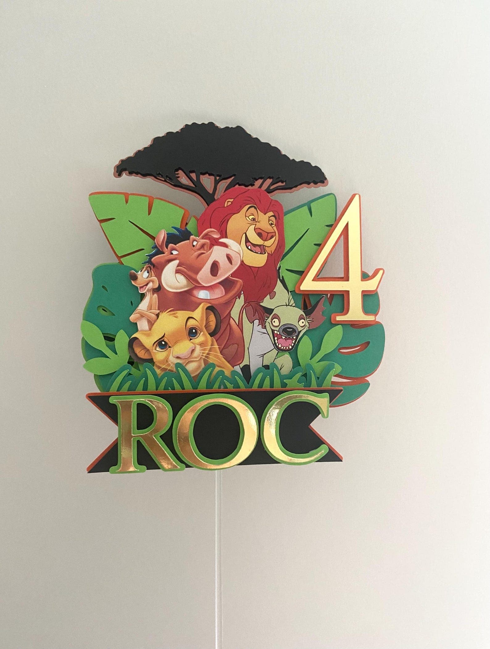 Lion King Cake Topper