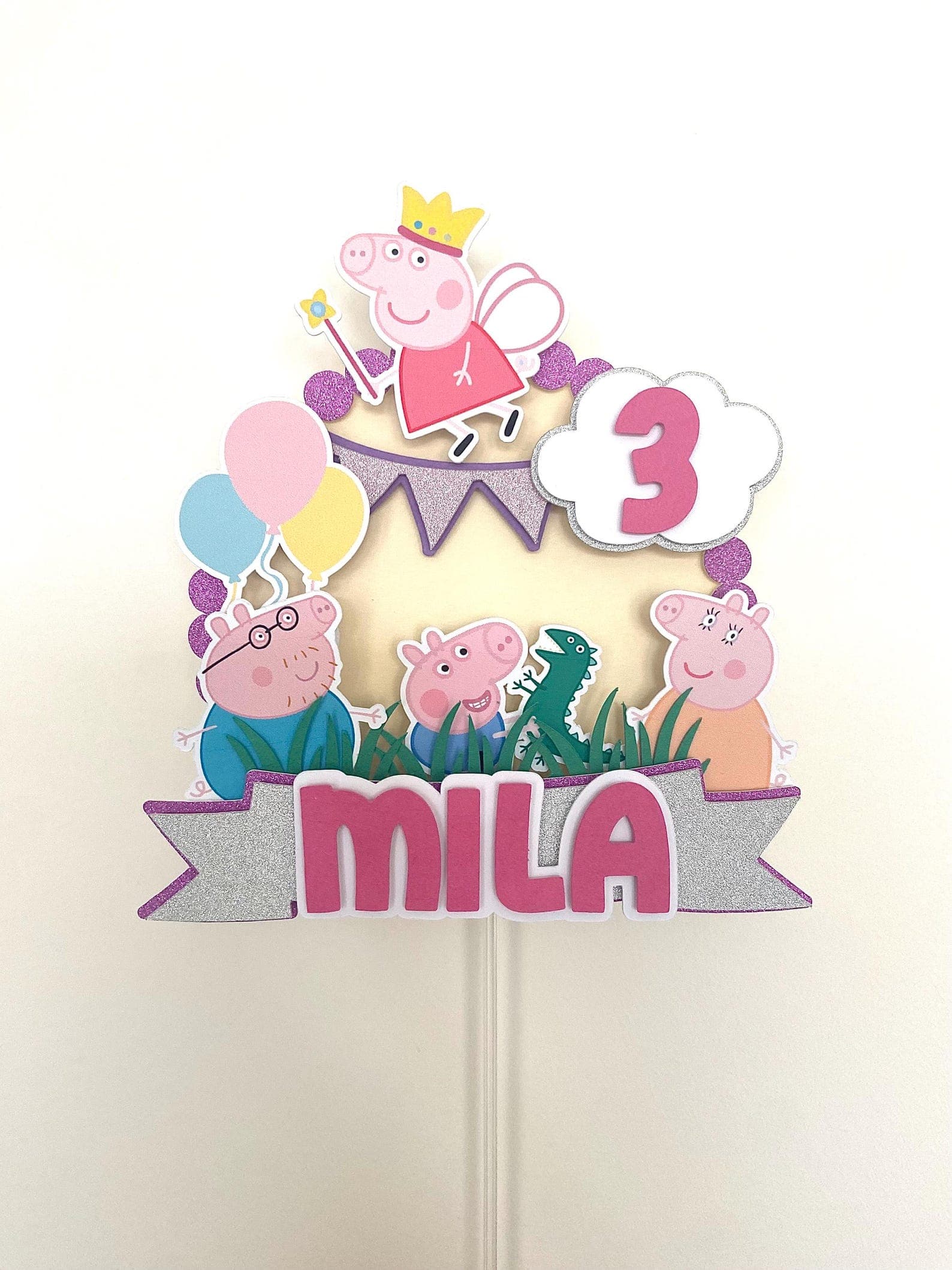 Peppa Pig Cake Topper