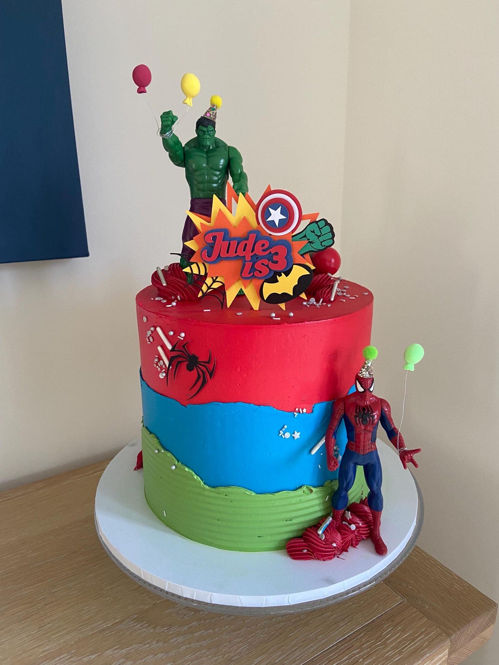 Personalised Superhero Cake Topper