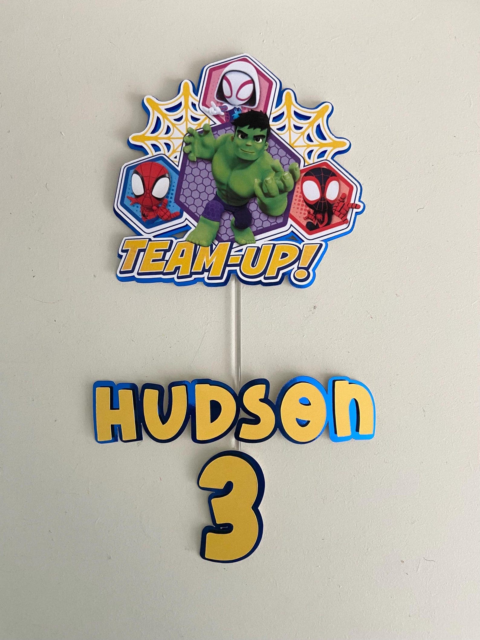 Superhero Cake Topper